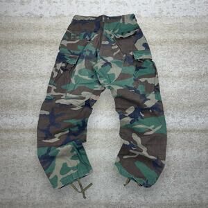 Vintage 90s Military Tactical Pants 28x30 Baggy Camo Cargos Small Regular